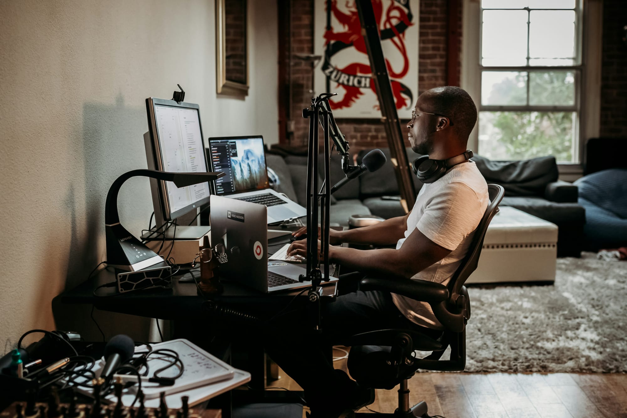 man on his editing computer - How To Make A TikTok Video
