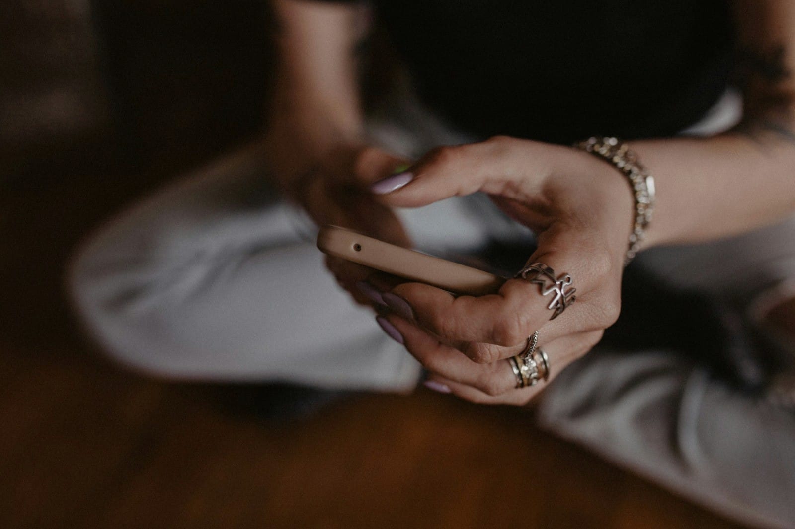 Person Using Mobile - Content Creator Tools