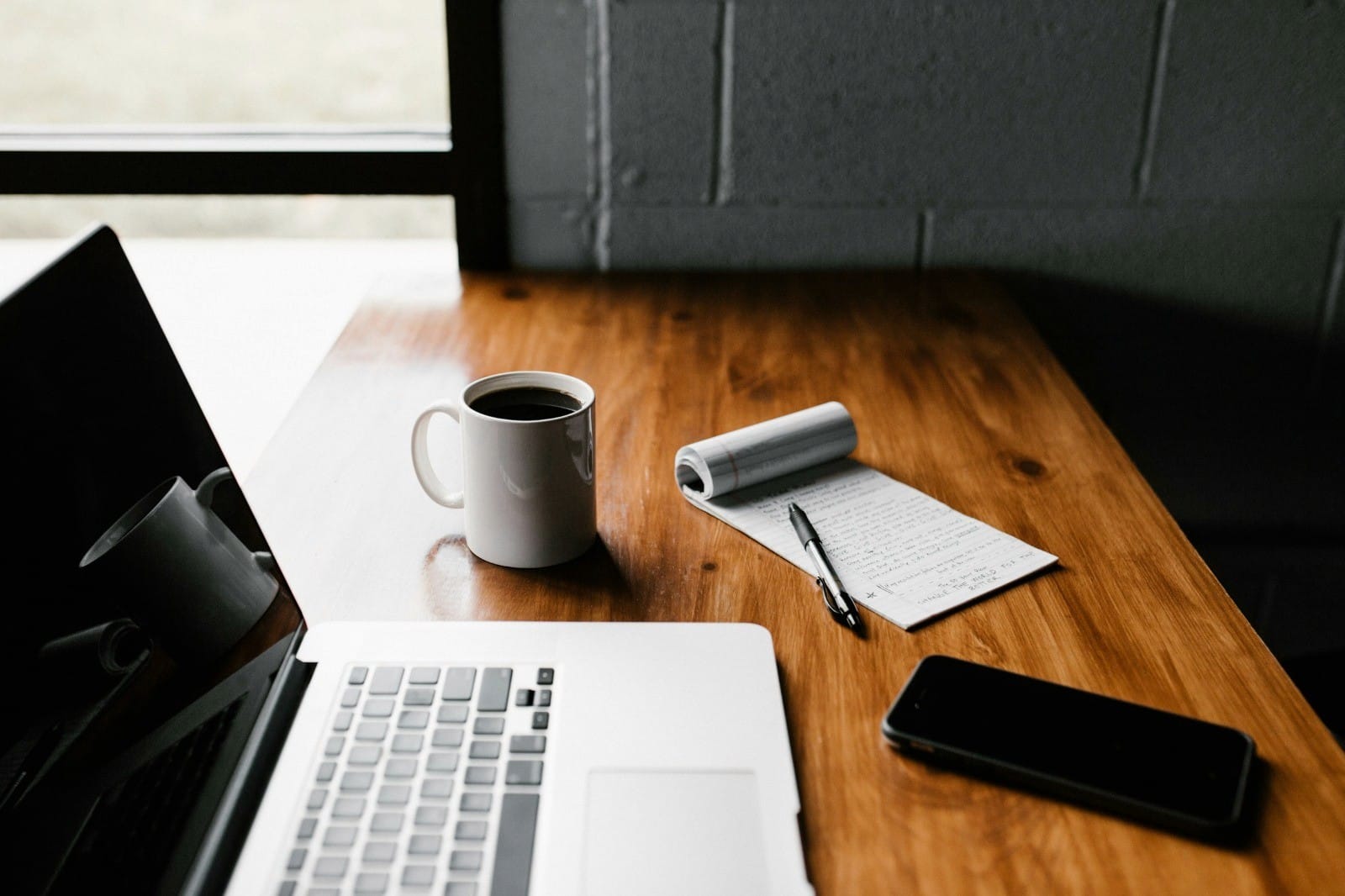 Laptop on Table - Content Creator Tools