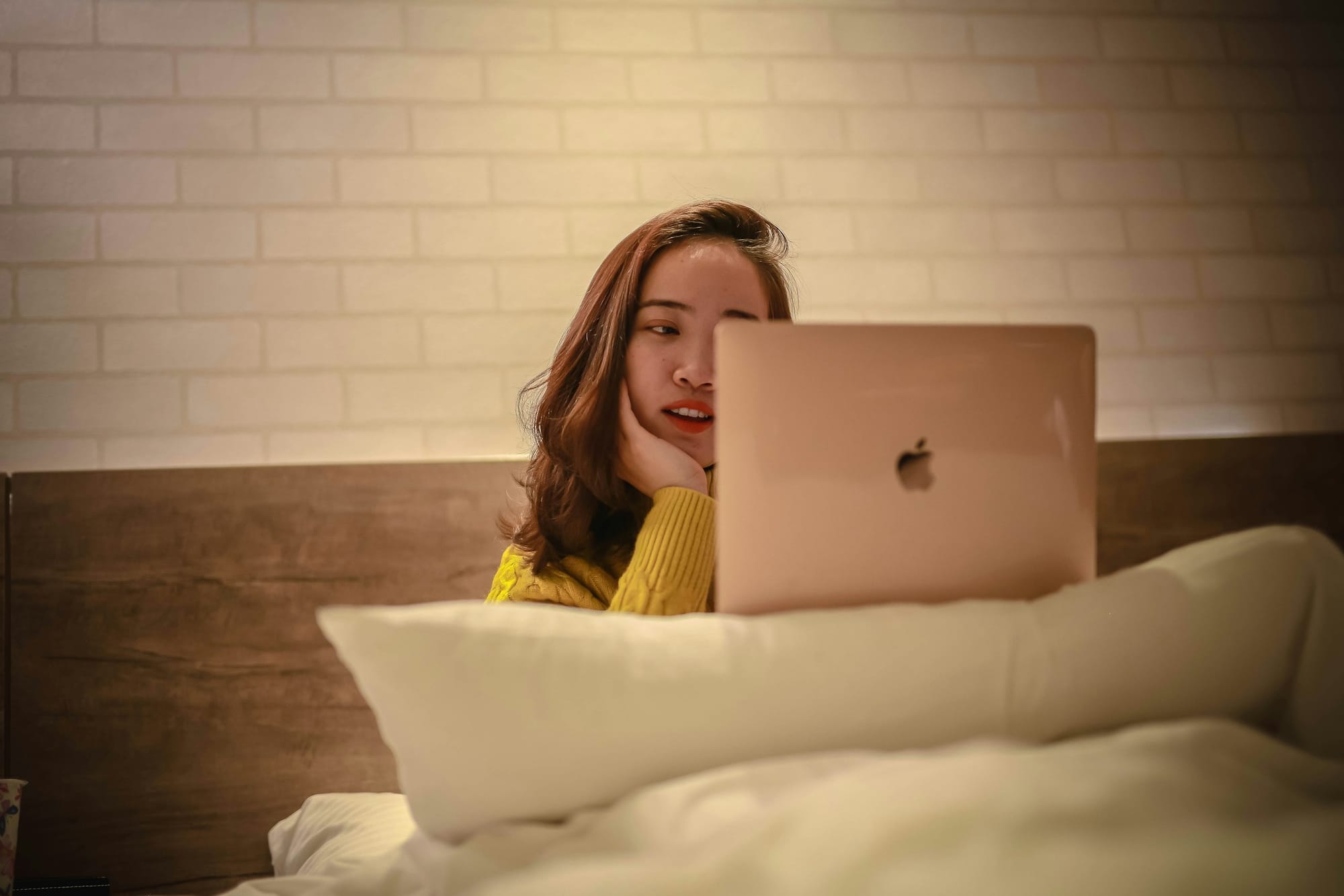 woman on a laptop -  Instagram Marketing Tools