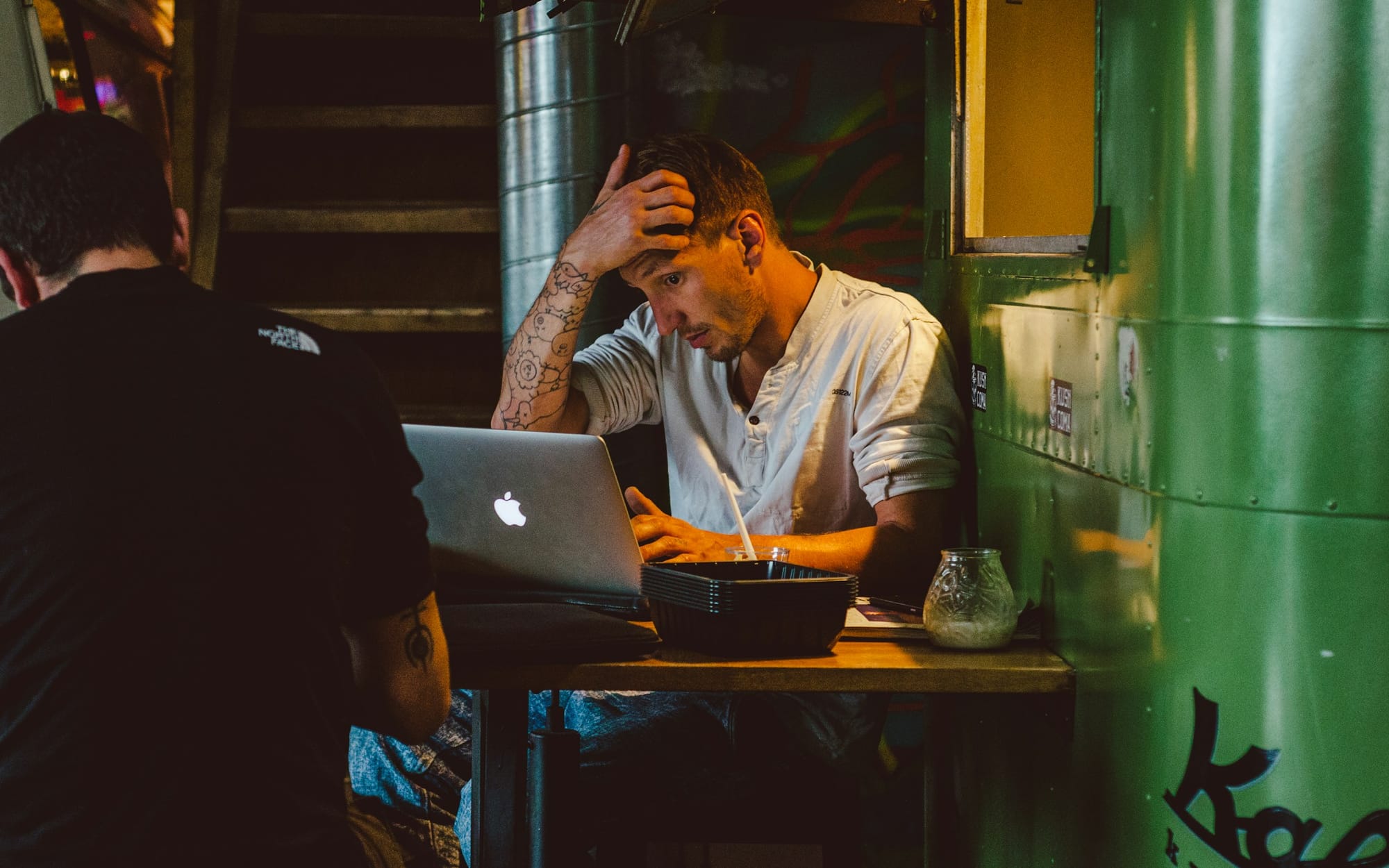 man in cafe - Content Creation Software