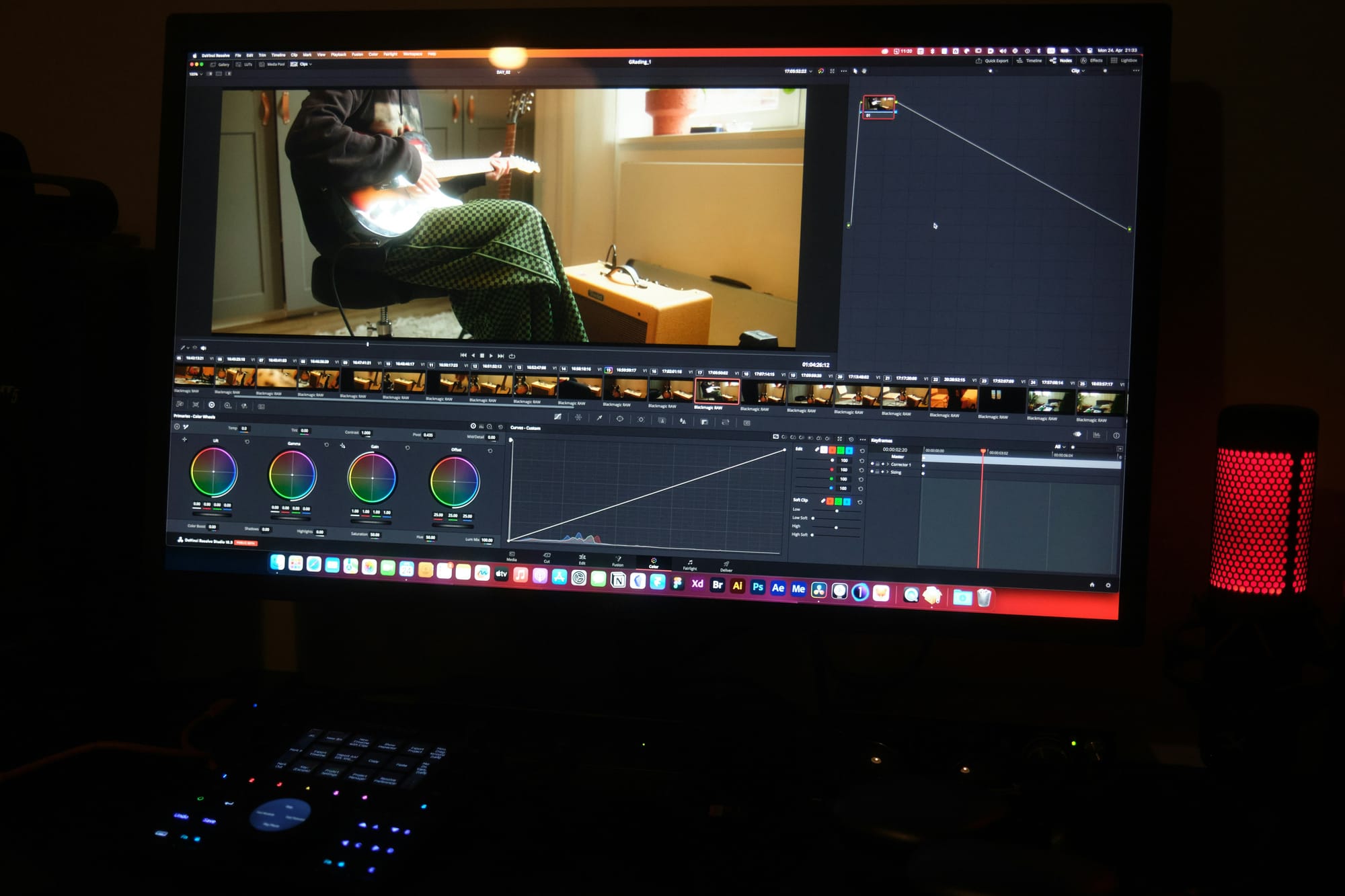 person editing a video - Best App For Making TikTok Videos
