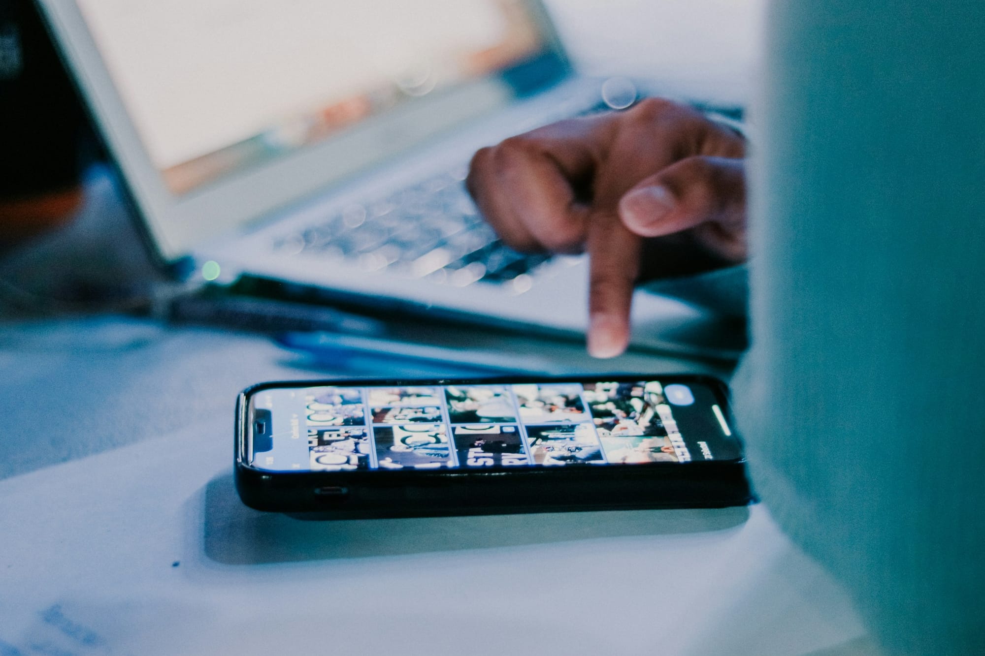 Person Using Phone - How To Get More Story Views On Instagram