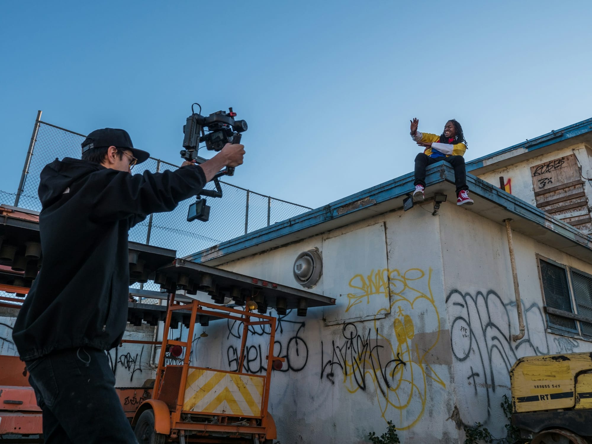 man recording a video - Video Content Creation