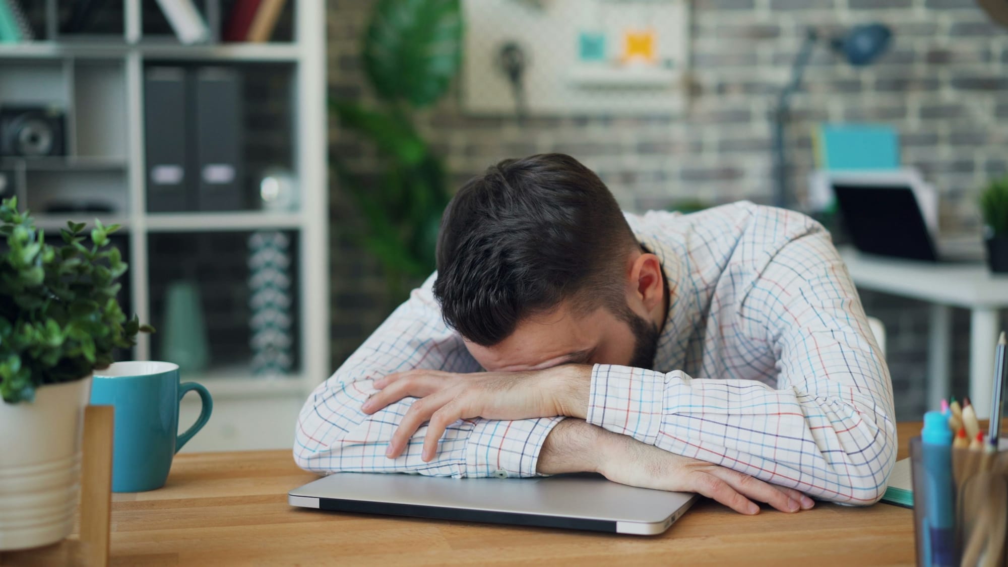man looking tensed - Video Content Creation