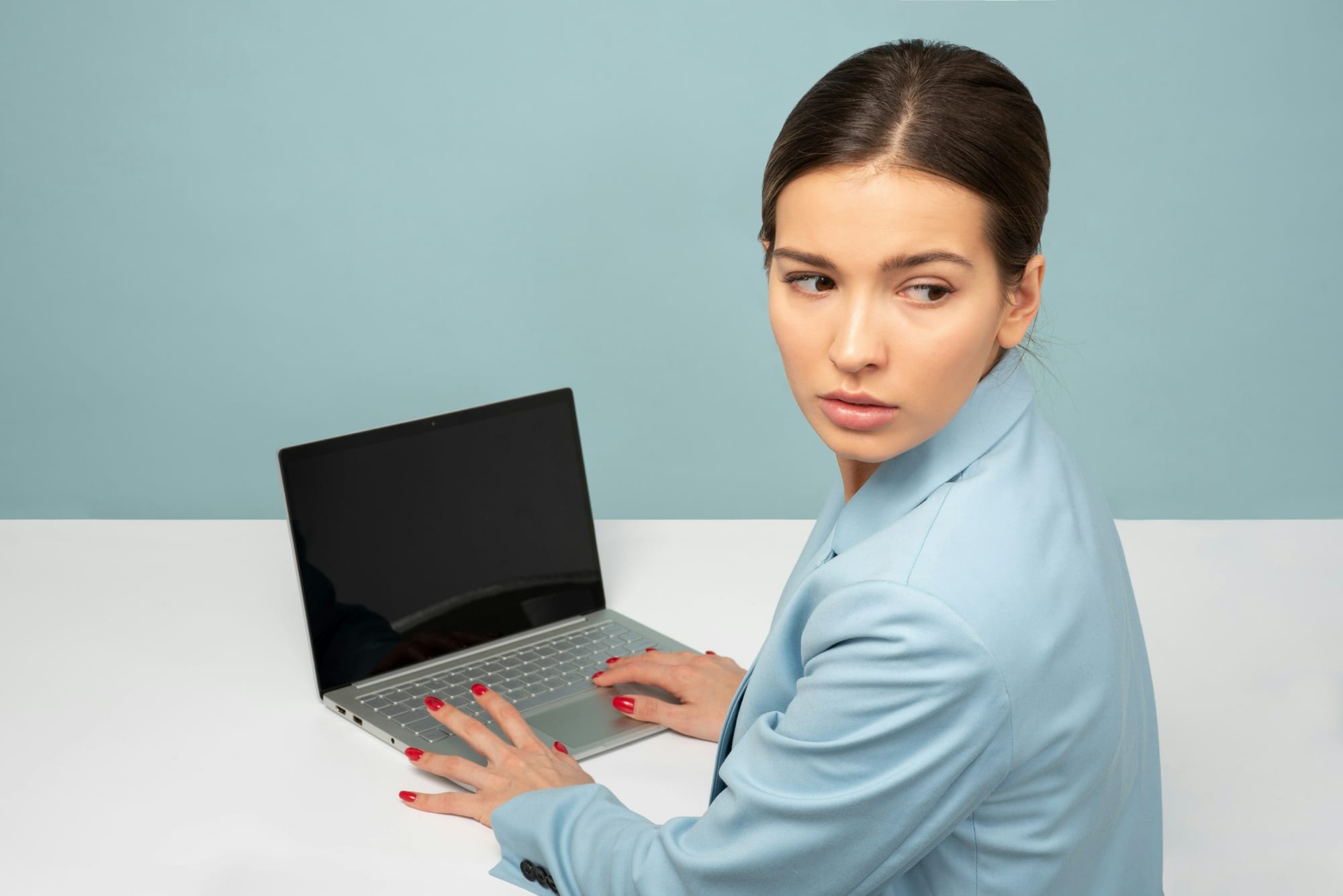 woman looking worried - Is It Hard To Go Viral On TikTok