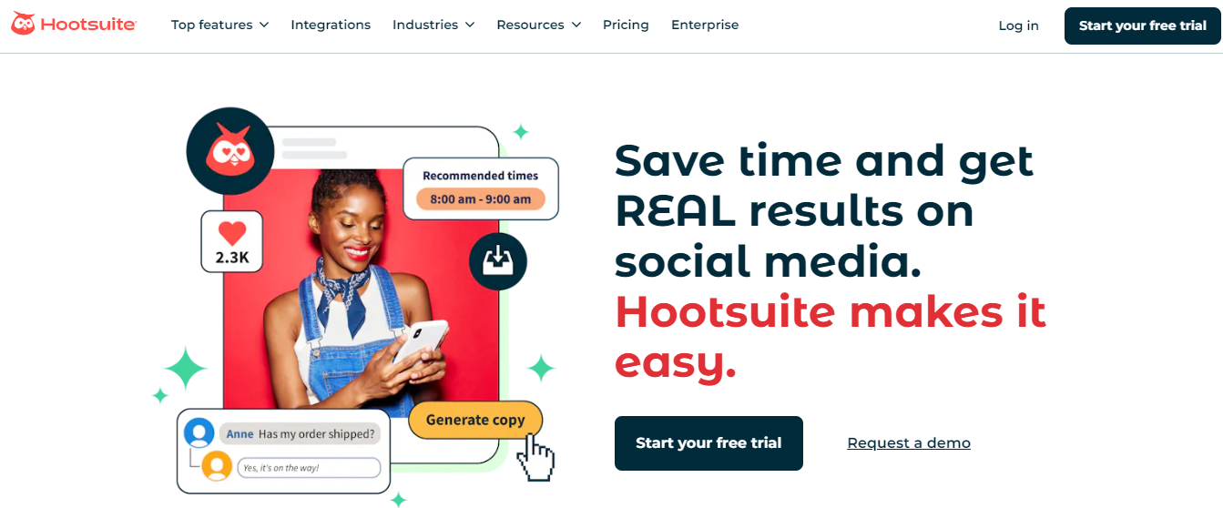 hoootsuite - Best Social Media Marketing Tools
