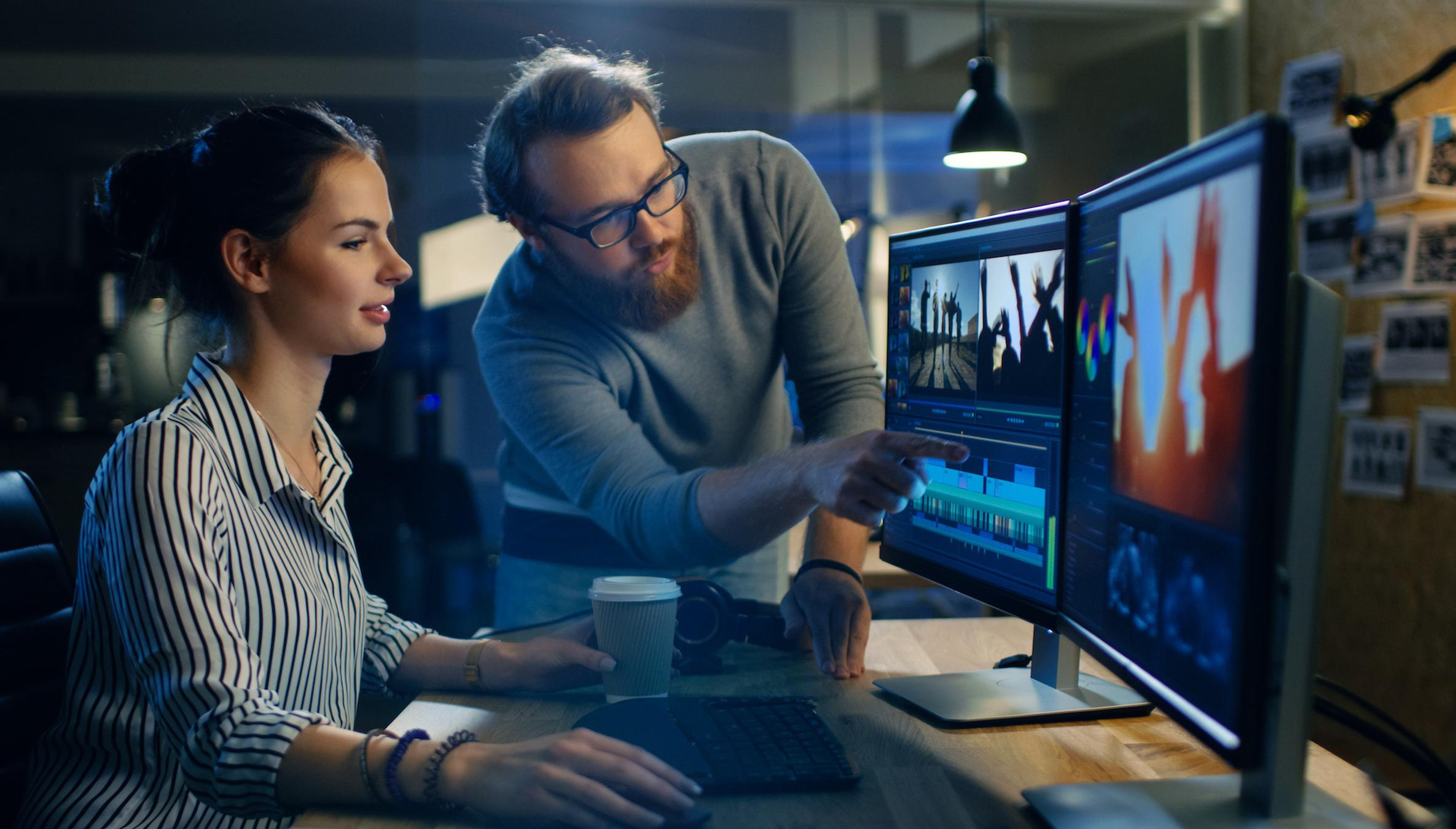 person working with team - How to Make Money Video Editing