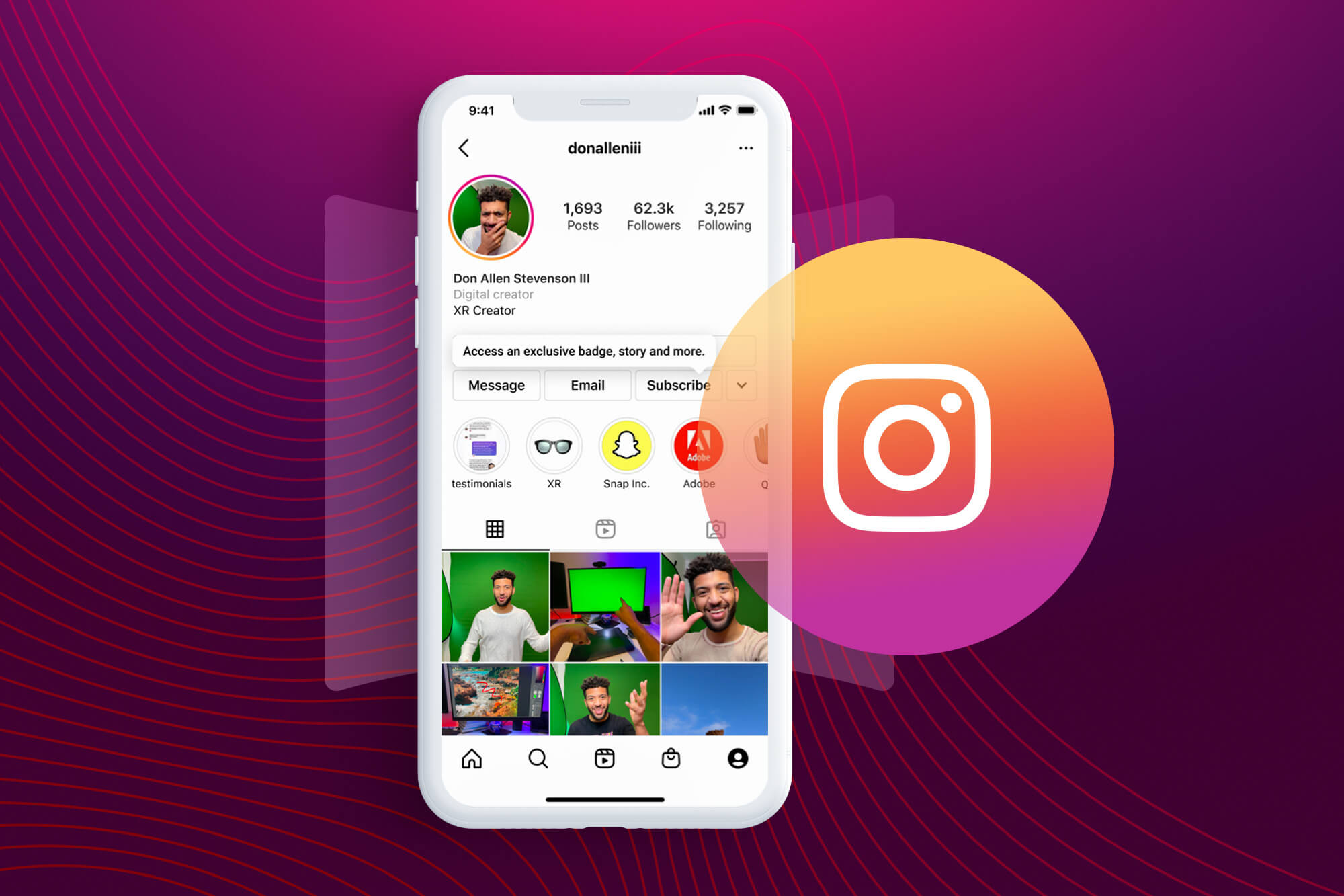 Benefits - Exclusive Instagram Content