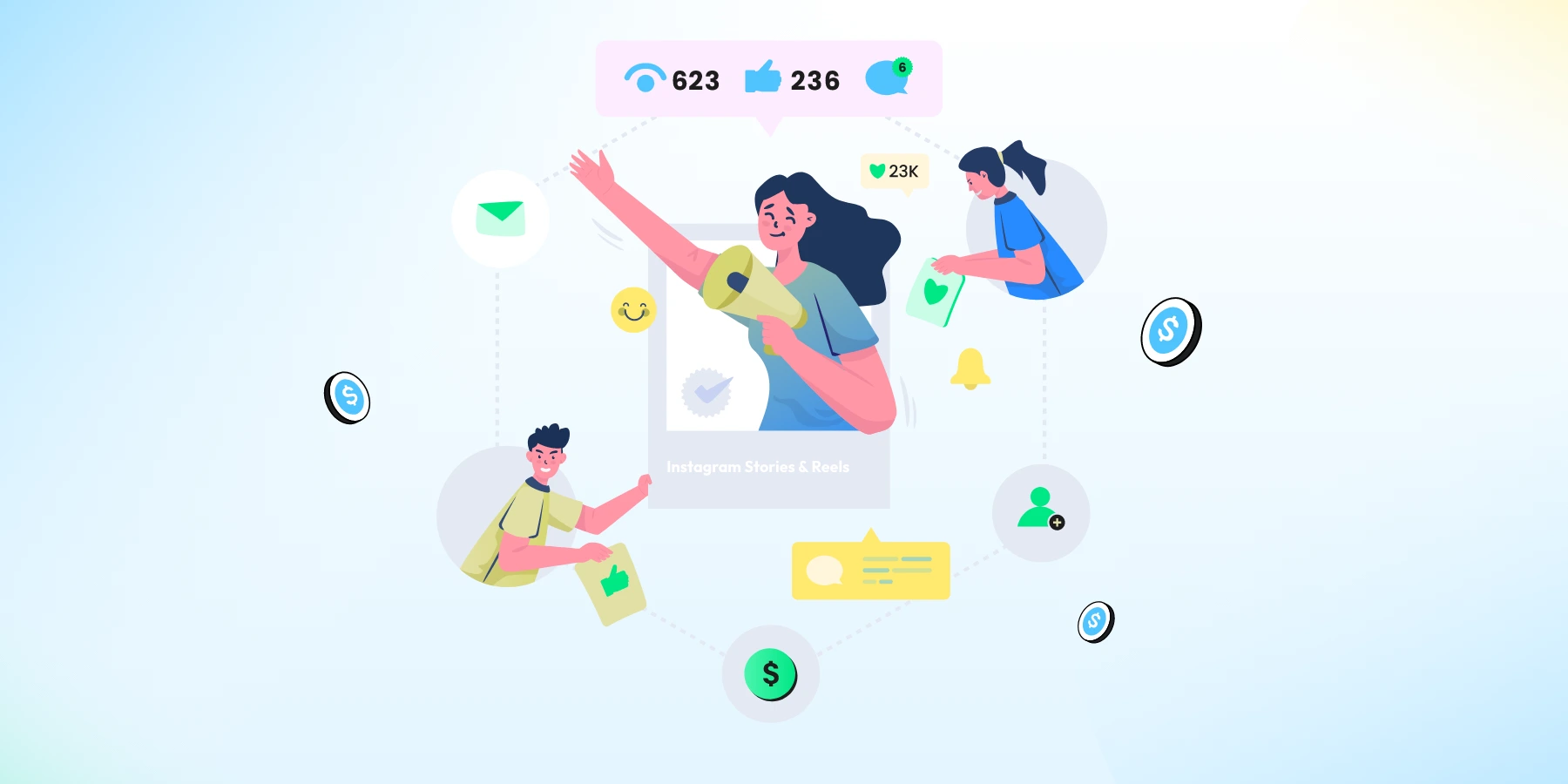 person doing promotions - Affiliate Marketing On Instagram For Beginners