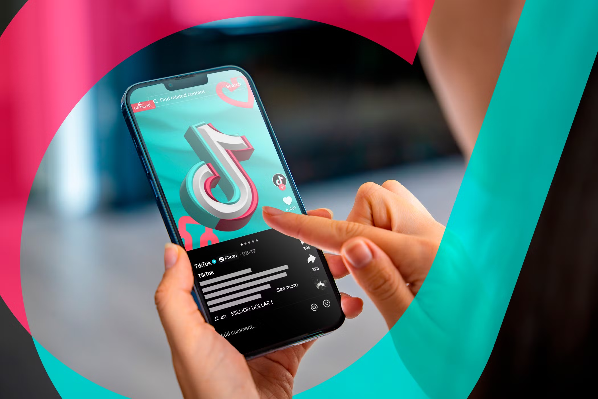 woman using tiktok on her phone - Requirements To Get Paid On TikTok