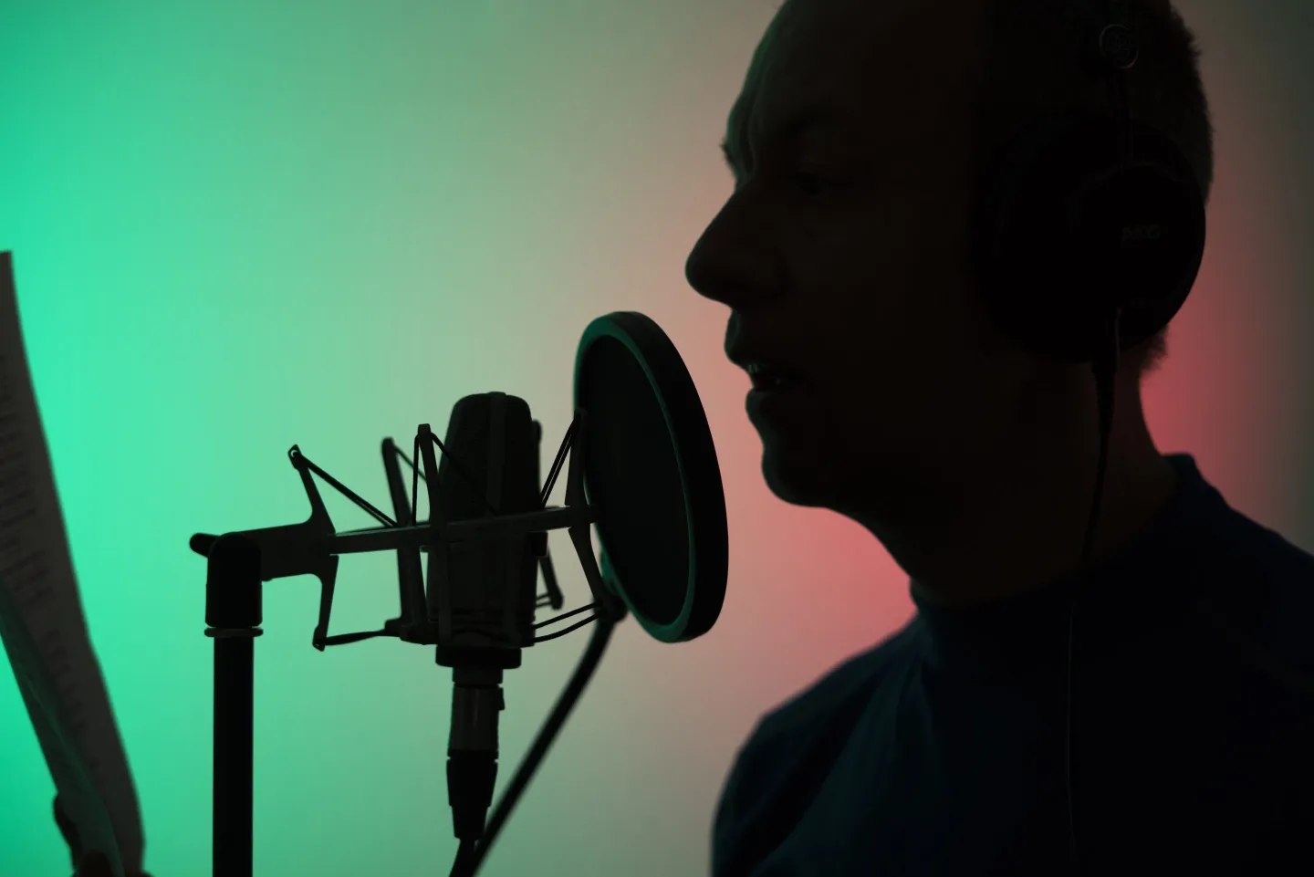 man recording voice - Will AI Replace Voice Actors