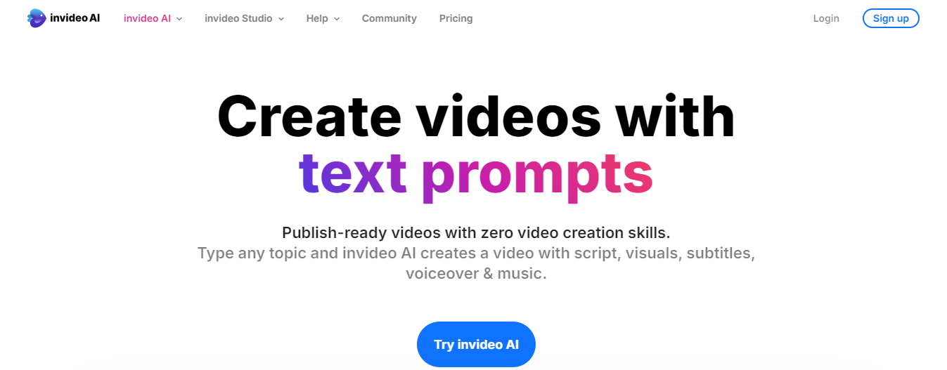 invideo - Visla Alternatives