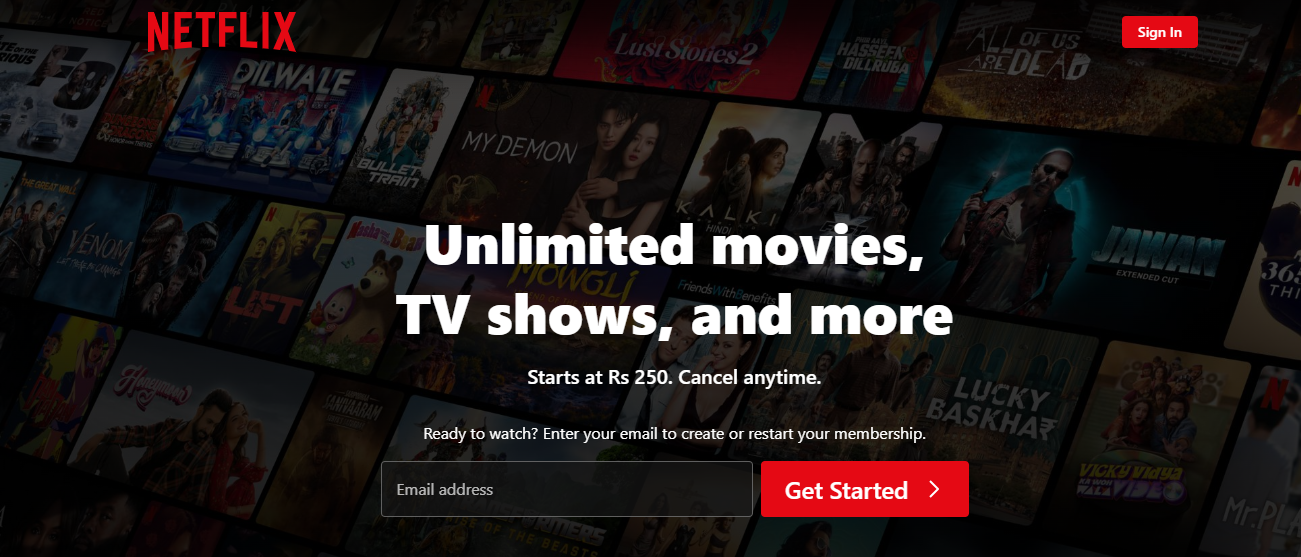 netflix - Steps for Successful Social Media Video Marketing Strategy